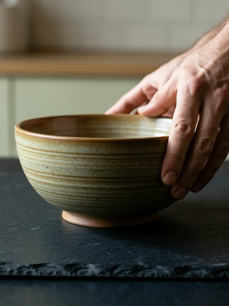 Stoneware texture representing stability