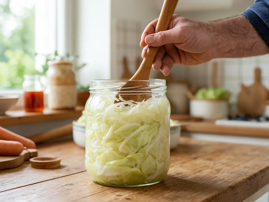 Slovak fermented cabbage